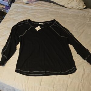 3x Black Star Vixen Long Sleeve Top